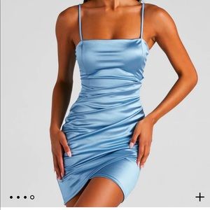 Satin Mini Dress